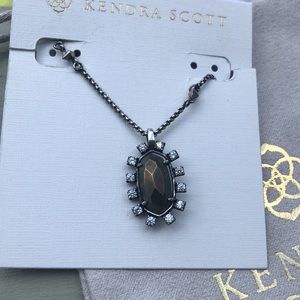 Kendra Scott Antique Gray Brett Adjustable Necklace